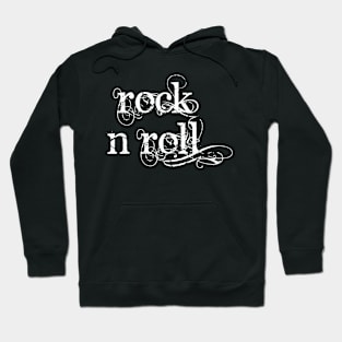 rock and roll tattoo logo Hoodie